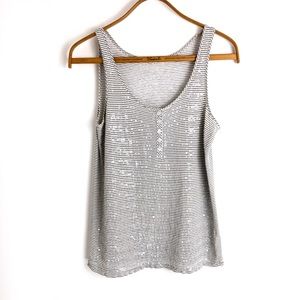 J. Crew Sequin Tank Top